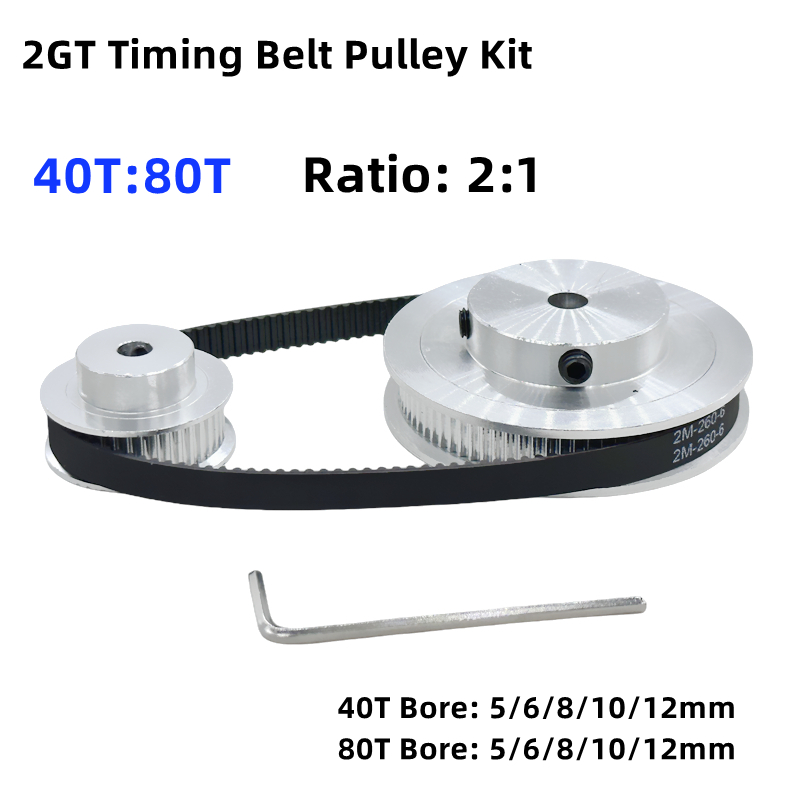 Gt2 Belt - 2GT 2M 80歯 40T GT2 40歯
