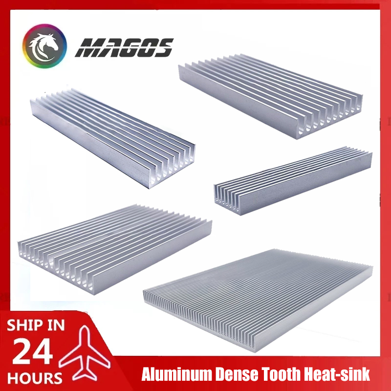Aluminium Extrusion - パワーアンプ、ルーター、グラフィックカード用アルミニウム高密度歯状ヒートシンク、熱伝導性、高出力アルミニウムラジエーター