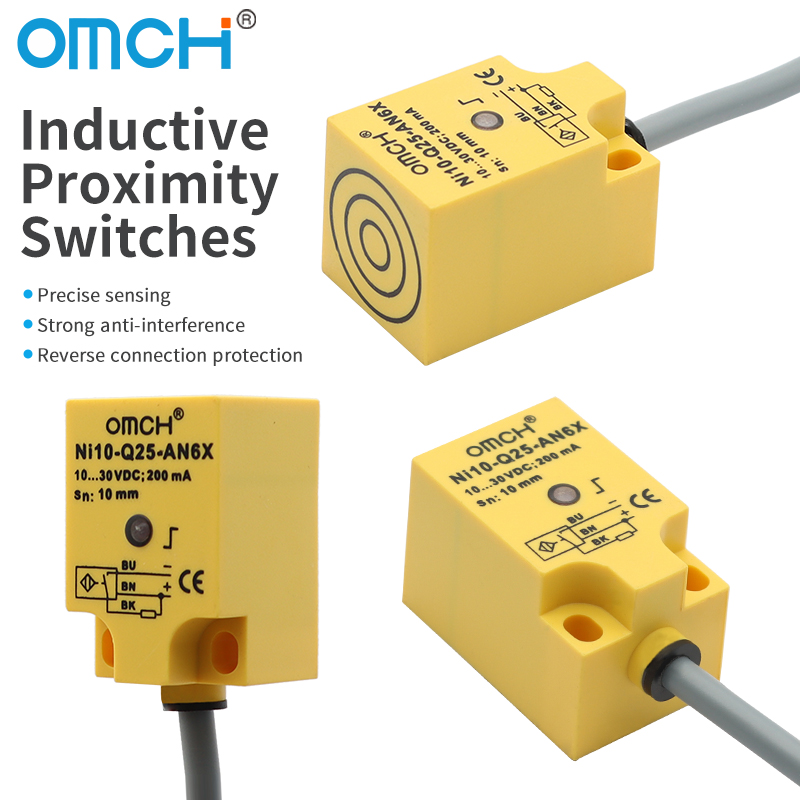 Limit Switch - OMCH近接スイッチ Ni5-Q18 Ni10-Q25 Ni15-Q30-AP6X/AN6X 5mm 10mm
