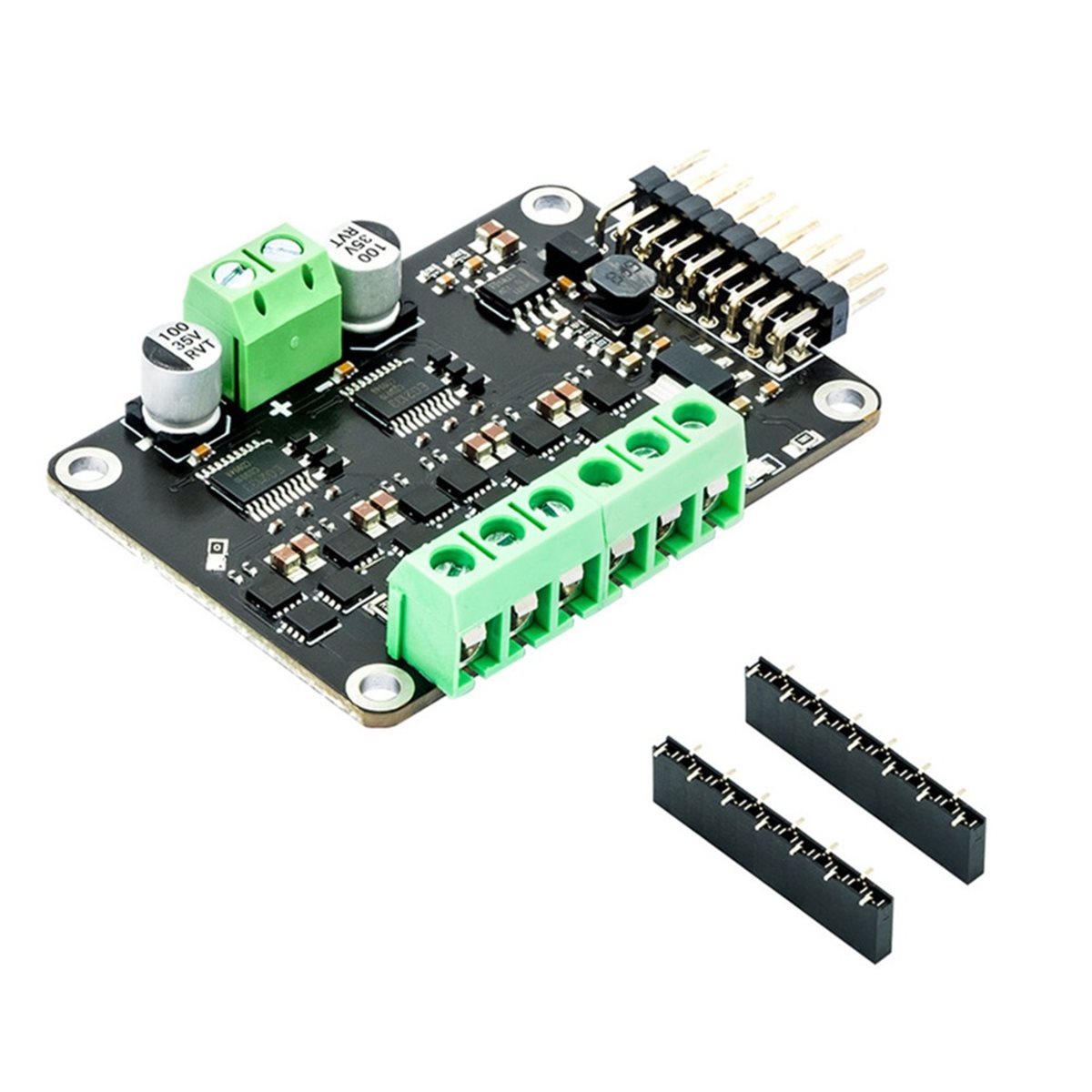 Servo Motor - 【モーター部品】DUAL FOC V3.2 PLUS BLDCサーボステッピングモーターコントローラー、ブラシレスモータードライバーボード（DIYロボット用）