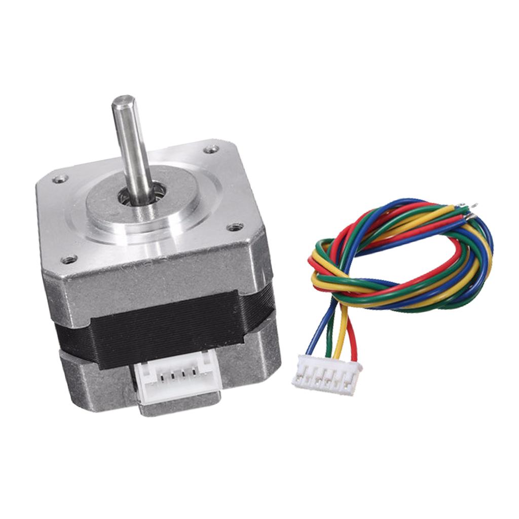 Stepper Motor Nema17 - Nema 17 ステッピングモーター ドライバー シルバーメタル バイポーラ
