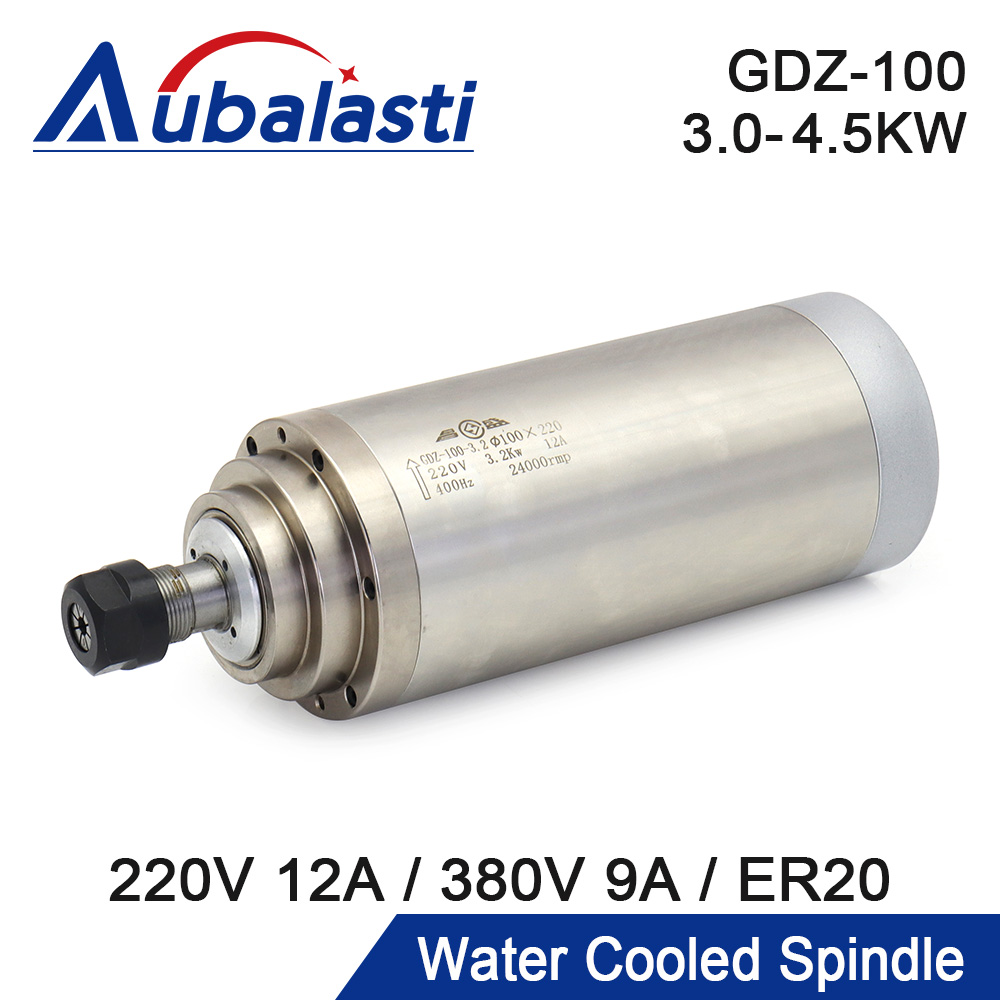 Water Cooled Spindle - オーバラスティ水冷スピンドルモーター 220V 380V ツールスピンドル 3.2kw 3.7kw