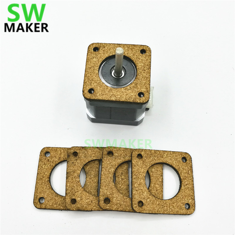 Stepper Motor Nema17 - 3Dプリンター用振動ダンパー,3mm,防振,フィットネマ17,Nema23,モーター,2ユニット