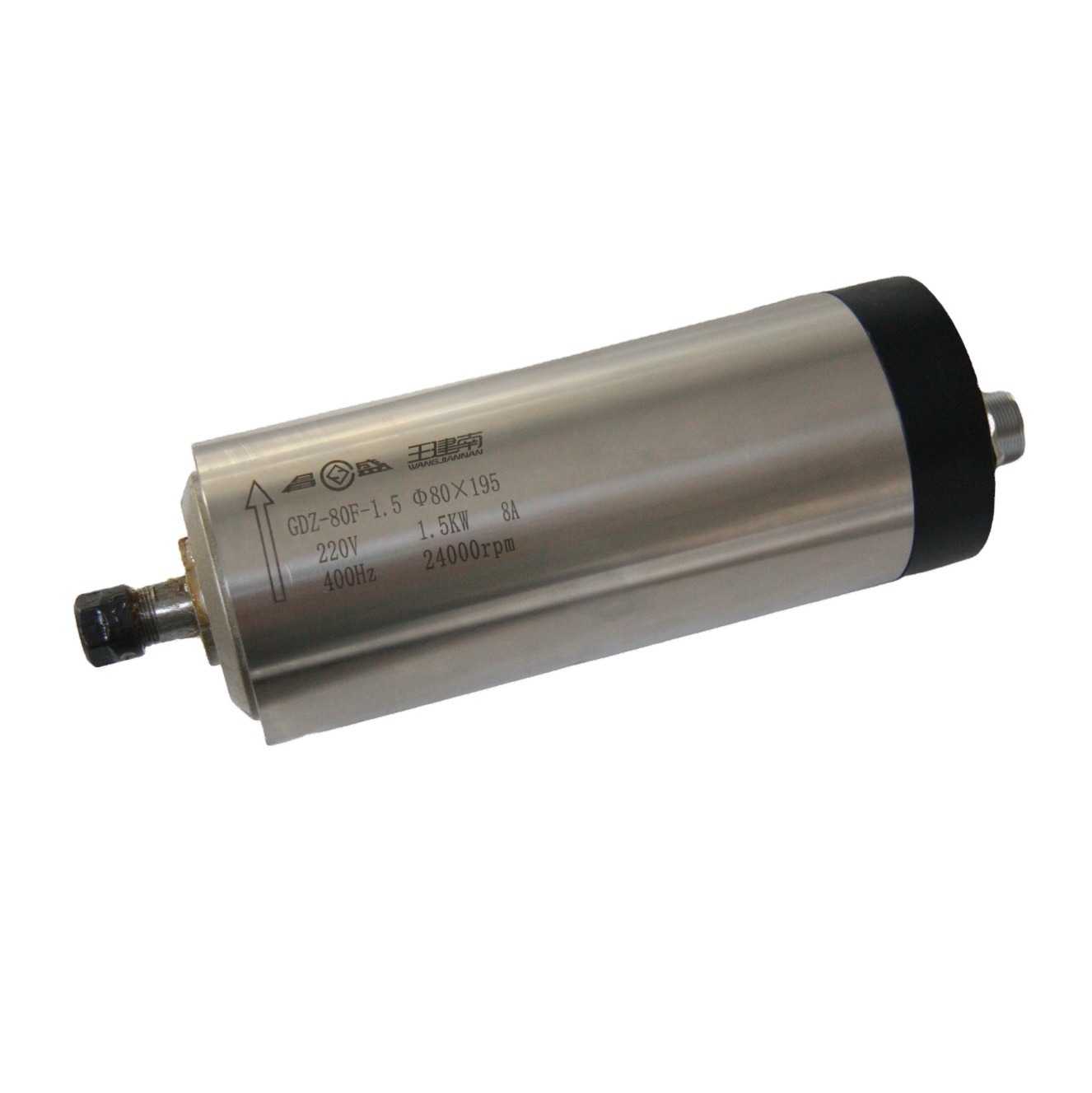Spindle Motor - GDZシリーズ 1.5kw 丸型空冷高速CNCスピンドルモーター