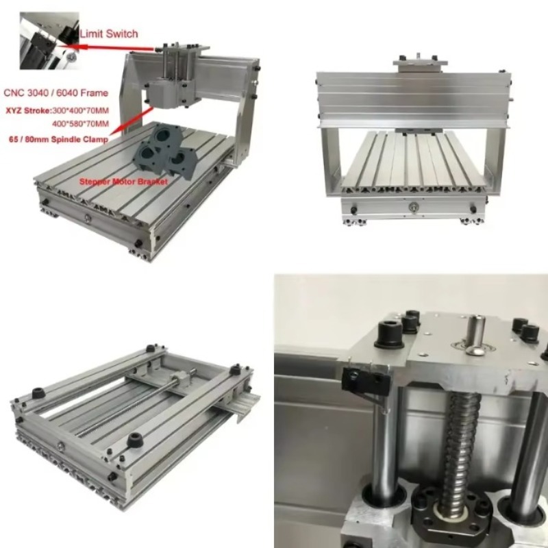 Ball Screw - アルミCNC 3040 6040フレームキット リミットスイッチ 1605ボールねじ DIY