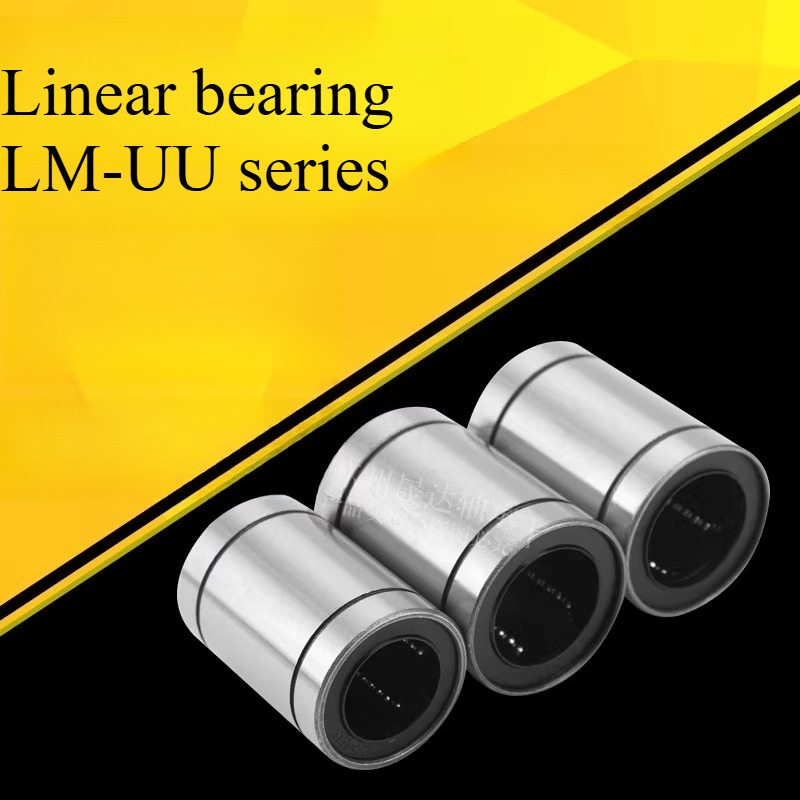 Linear Rod 8Mm - LM8、LM8UU、LM3UU、LM10UU、LM16UU、LM6UU、LM12UU、LM14UU リニアブッシュ 8mm CNCリニアベアリング（ロッド、レール、リニアシャフト部品用）1個
