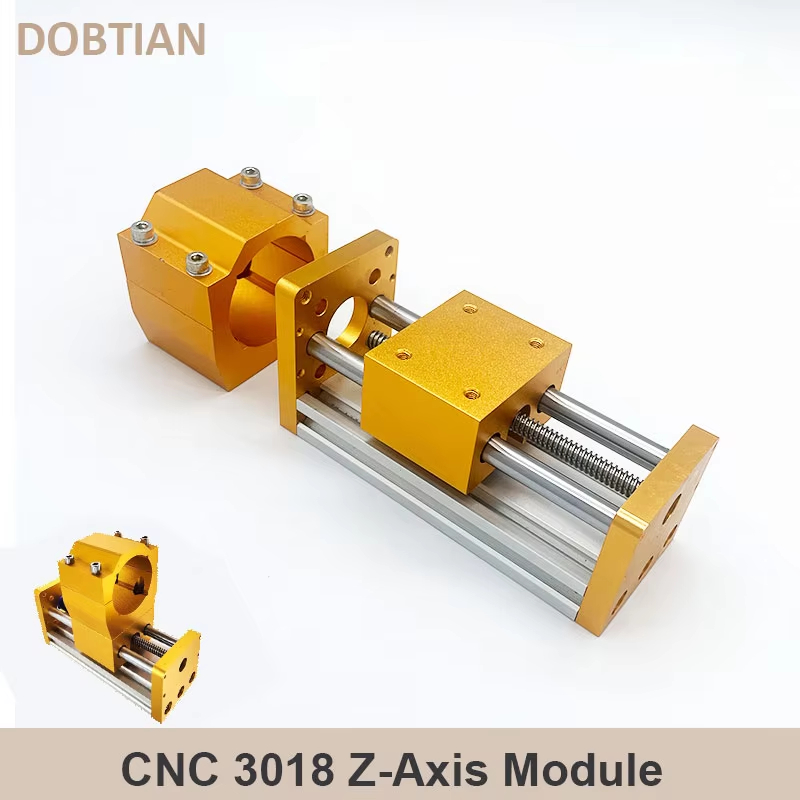 3018 Aluminium Cnc - CNC 3018 Z軸モジュール適用Nema17ステッピングモータースピンドル穴52mmアルミ製スライドテーブル彫刻機アクセサリー