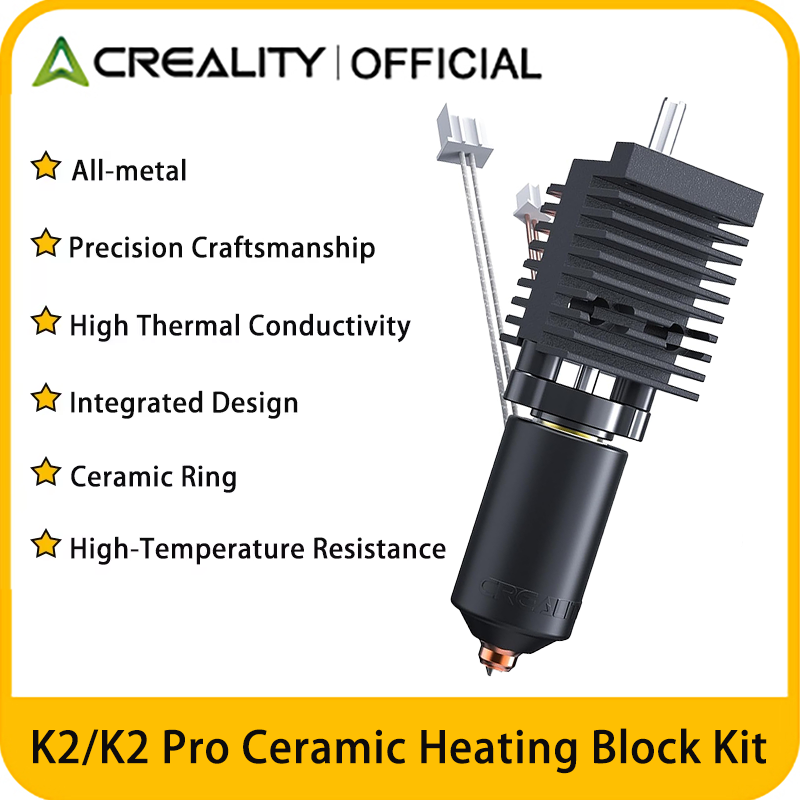Creality 公式 K2/K2 Pro セラミック加熱ブ - Aluminium Profile 2020 のレビューと価格