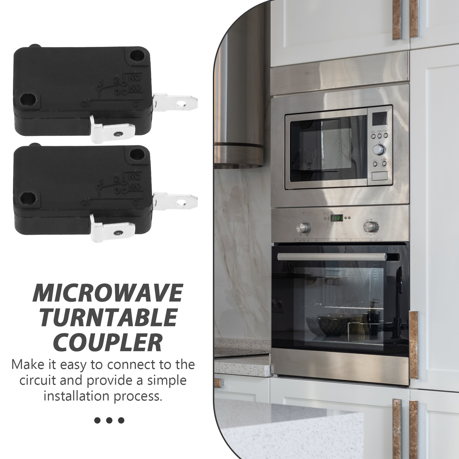 2個入り マイクロスイッチ、通常開型、汎用、家庭用電子レンジ - Limit Switch のレビューと価格