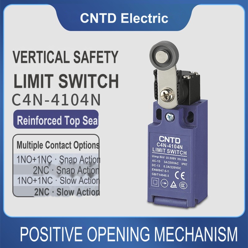 CNTD C4N-4104N 垂直型安全リミットスイッチ、樹 - Limit Switch のレビューと価格