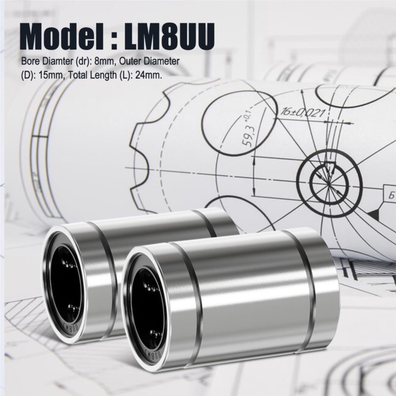 4/10 個 LM8UU LM10UU LM16UU LM1 - Linear Rod 8Mm のレビューと価格