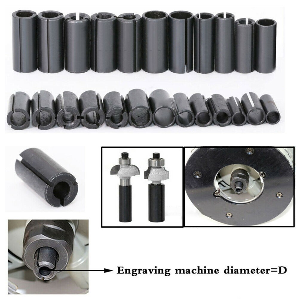 ルータービットアダプターコレット6 6.35 8 10 12 - End Mill のレビューと価格