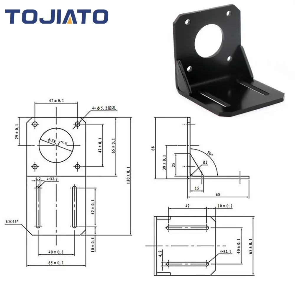 CNCレーザー用ステッピングモーター取り付けベース,ステンレ - Stepper Motor Nema17 のレビューと価格