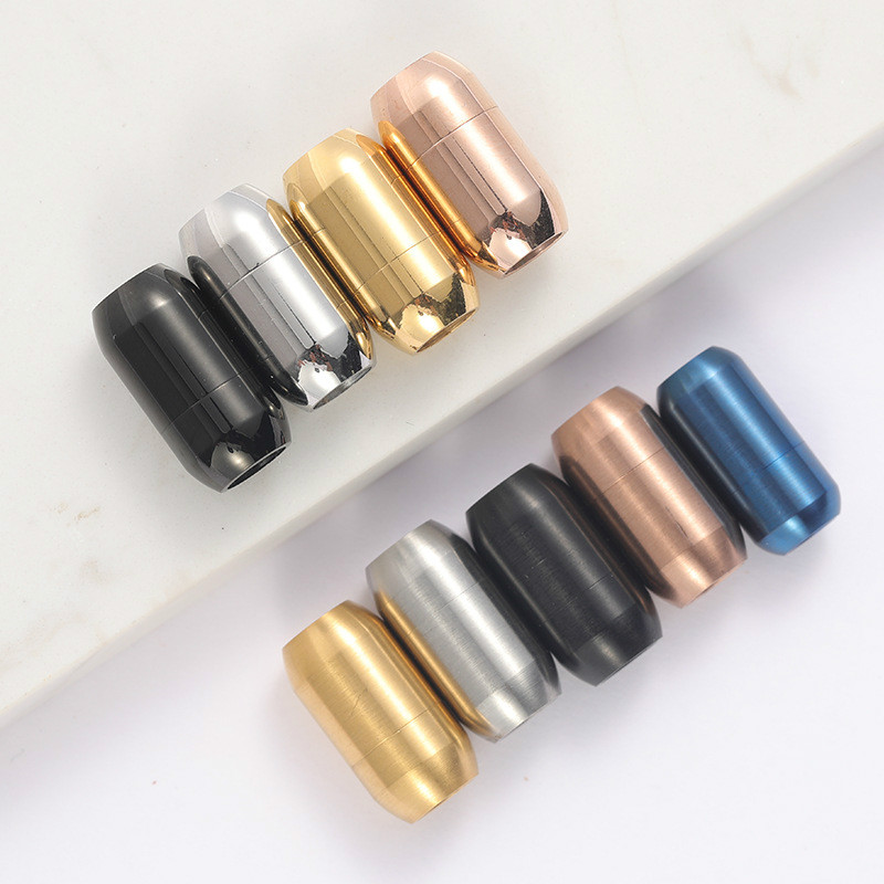 5 ピース/ロットステンレス鋼磁気クラスプエンド穴 5 ミリ - Coupling 8Mm のレビューと価格