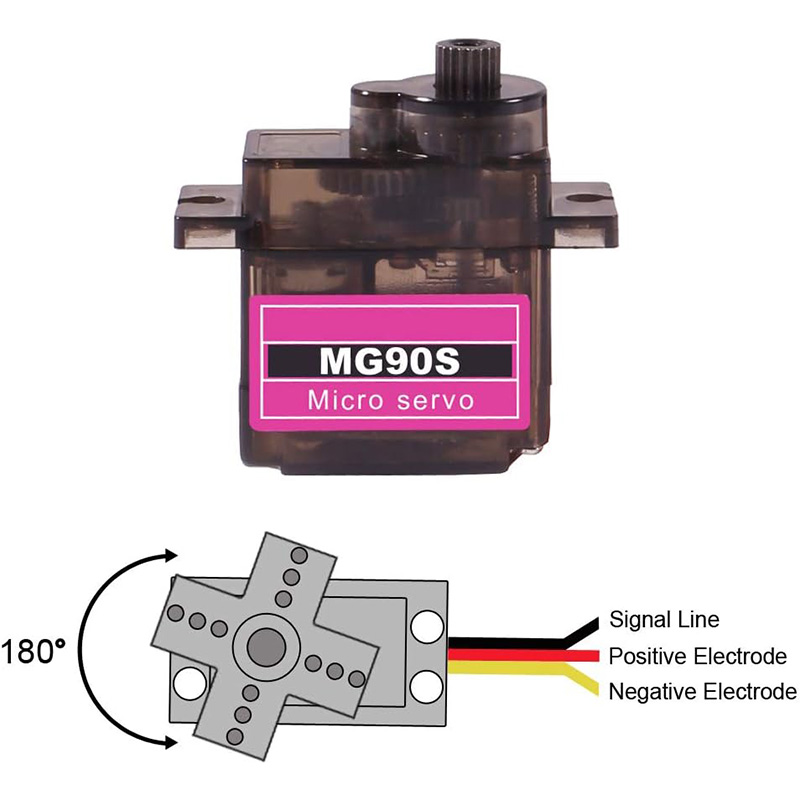 MG90S サーボ 5/10/20/40個入り オールメタル - Servo 9G のレビューと価格